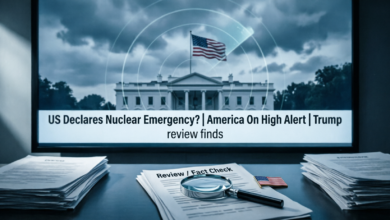 US Declares Nuclear Emergency? | America On High Alert | Trump', review finds