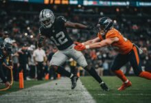 las vegas raiders vs denver broncos match player stats