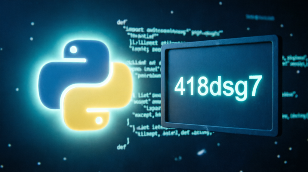 418dsg7 Python